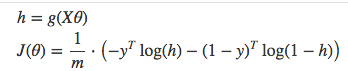 Cost function vectorized